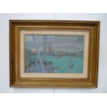 FRED CUMING RA, N.E.A.C (1930-2022) (ARR) A framed oil on board titled 'Venice'. Signed lower