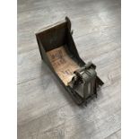 A machine gun ammunition box holder