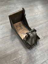 A machine gun ammunition box holder