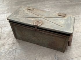 A WWI German ammunition case for the MG08 machine gun