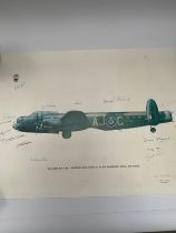 DAMBUSTERS INTEREST: A Battle of Britain Museum Appeal limited-edition print 770/1000 signed by