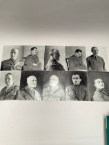 A quantity of WWI medical officer glass photographic slides, British and American officers