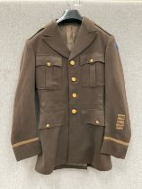 A WWII USAAF officer's jacket and hat