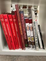 A box of military books including two volumes of Mayo's Medal Recipients