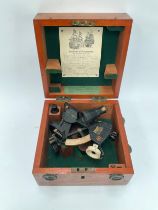A B. Cooke & Son Ltd of Hull sextant, no. 27514, cased