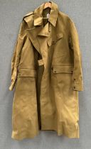 A WWII 1944 dated dispatch rider's coat