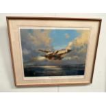 A limited-edition signed print 'Operation Desert Storm 1991' after Frank Wootton, 58/850, signed