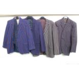 Four striped blazers and jackets