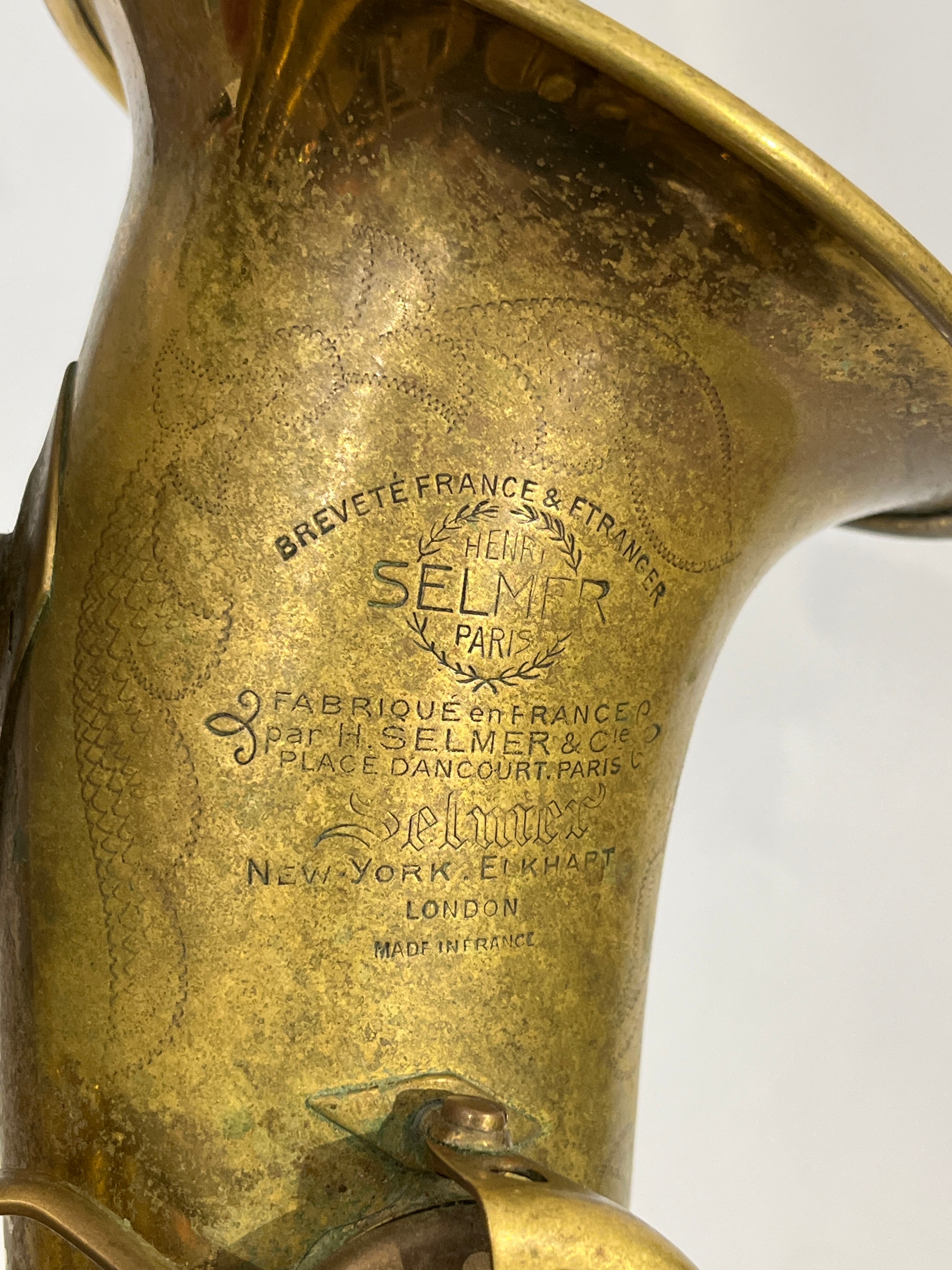 A 1955 Selmer Super Action alto saxophone serial no. M61153, hard cased - Image 3 of 4
