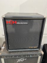 An HH Electronic Studio 60 'Bass Baby' bass amplifier, missing top handle, a/f COLLECTOR'S