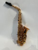 A Buffet Crampon "Evette" alto saxophone, cased with accessories, serial no 153567