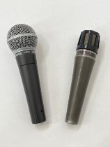 Two Shure microphones: Unidyne B and SM58, together with a case of cables etc