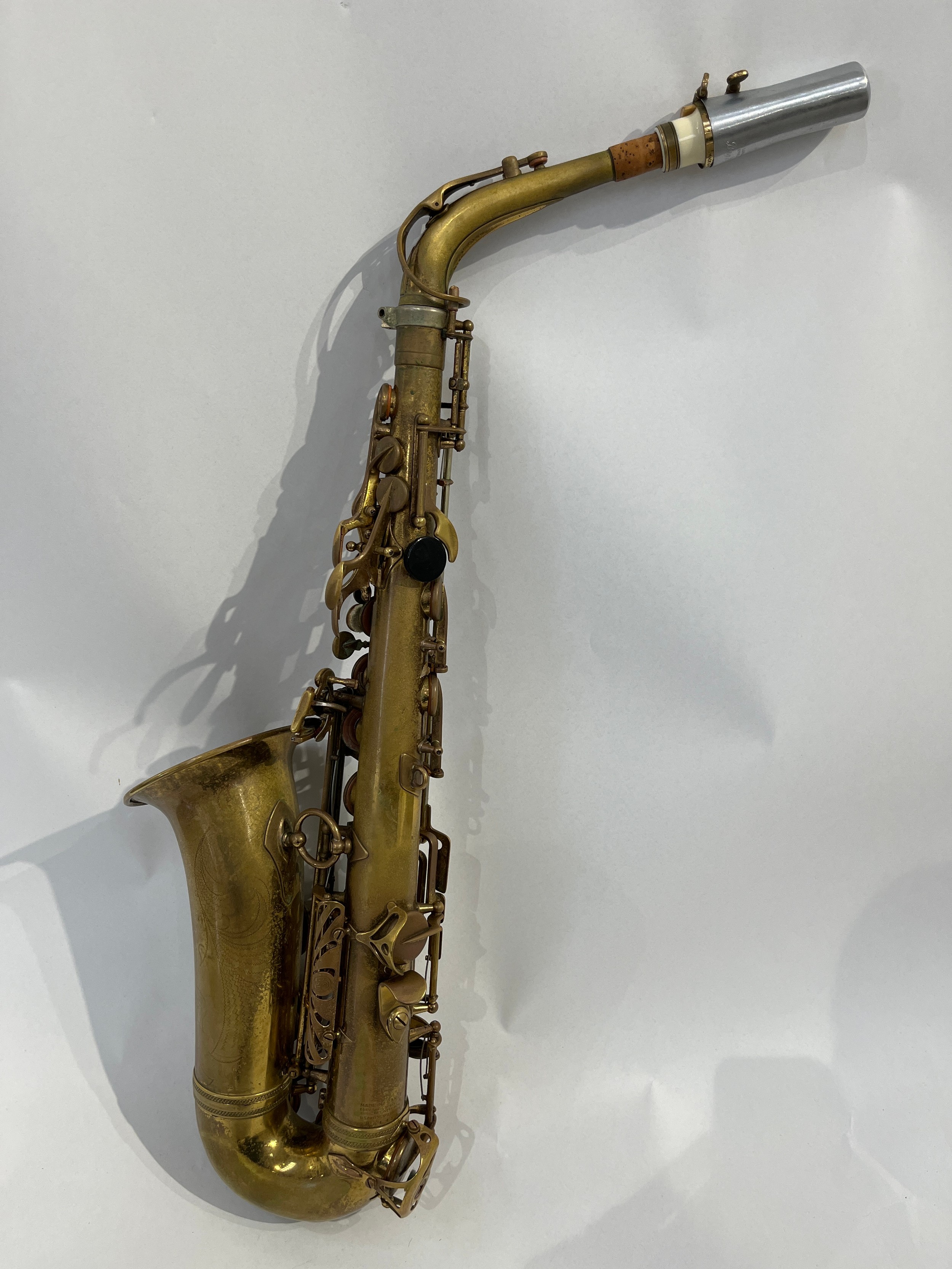 A 1955 Selmer Super Action alto saxophone serial no. M61153, hard cased - Image 2 of 4
