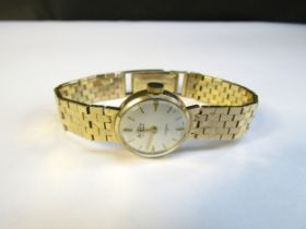 A lady's 9ct gold Bentima wristwatch, 23.1g