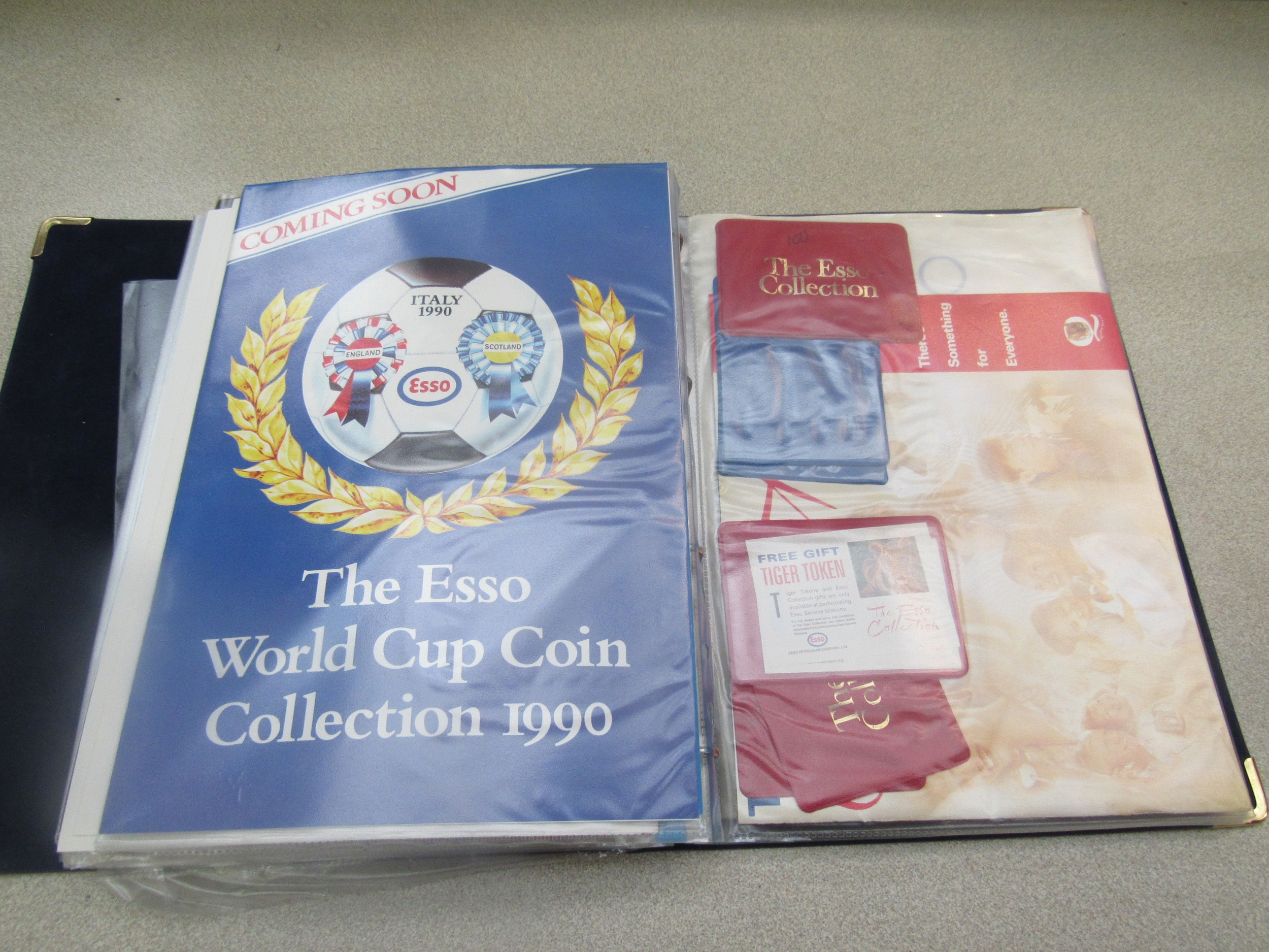 A folder containing various Esso related ephemera including Annual Dinner Menus from the 1950's, - Image 3 of 4