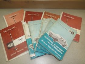 13 Vauxhall Service Training manuals including manuals covering Series FB
