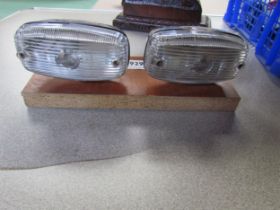 A pair of Sparto chromed lights