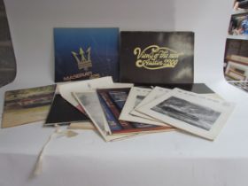 A box folder containing Rolls Royce ephemera, editions of 'The 2-Ghost Club Record' and a quantity
