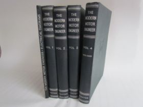 Caxton 'The Modern Motor Engineer' volumes one to four along with electrical diagrams