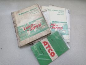 Two Landrover repair manuals