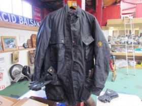 A Belstaff 'XL500' jacket, a pair of Belstaff 'XL500' trousers both size medium along with a pair of