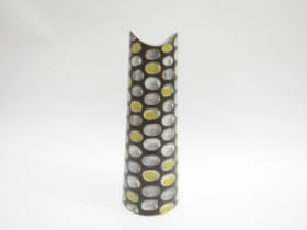 A Mari Simmulson large vase for Upsala Ekeby pottery in Sweden in the Salix pattern. 25cm high