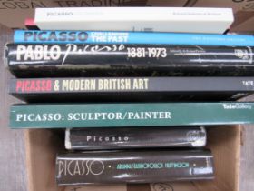 A collection of art reference books relating to Picasso (9)