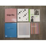 A collection of Bridget Riley related art books and catalogues