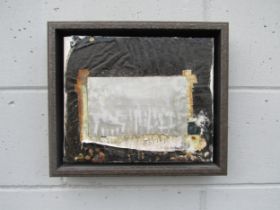 JOHN BLACKBURN (1932-2022) A framed original abstract mixed media painting, signed and titled '