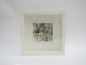 PETER WILSON (XX/XXI) A framed limited edition etching 'Ventriloquist', signed and dated 1980. Image