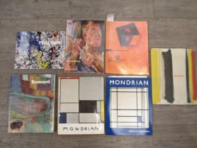 Seven volumes including five tate exhibition catalogues including Interpreting Pollock, Mondrian