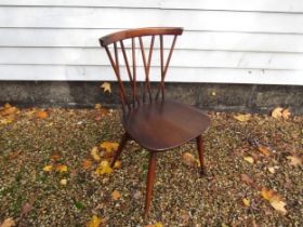 An Ercol 'Windsor' lattice back dining chair