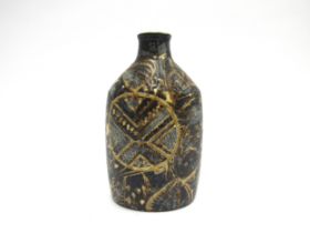 A Royal Copenhagen Fajance Baca vase by Nils Thorsson, printed marks to base. 17.5cm high