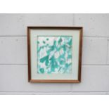 PAUL ANTHONY YATES (XX/XXI) A framed original watercolour, abstract study, signed to top right.
