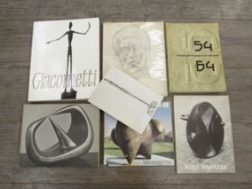 Three Exhibition volumes relating to Giacometti including Alberto Giacometti 1901-1966, Sculpture