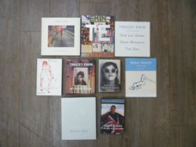Nine various books relating to Tracey Emin and her work