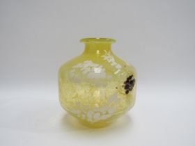 RONALD STENNETT-WILLSON (1915-2009) A rare experimental vase for Wedgwood glass. Engraved X. RSW