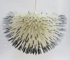 A vintage Claire Norcross for Habitat 'Eight Fifty' cable tie ceiling lamp