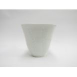 An Arabia of Finland 'Rice' vase in white porcelain designed by Friedl Holzer-Kjellberg. Faint