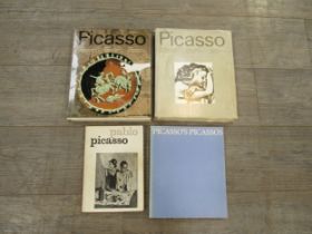 Four volumes relating to Picasso including Georges Bloch volume III catalogue of the printed graphic