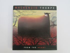 Mackenzie Thorpe, “From the heart” 1st edition hardback book, signed to inside front