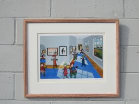 JOHN D. WILSON (b.1942) A limited edition print 'Once Upon A Time'. No 179/295 pencil signed.