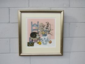 BRENDA KING (1934-2011) A signed and framed limited edition lithograph with framer's details