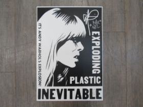 PURE EVIL (b.1968) An unframed limited edition art print 'Nico - Andy Warhol Exploding plastic