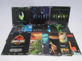 A collection of science fiction film laser discs to include 'Alien', 'Aliens' Special Edition, '