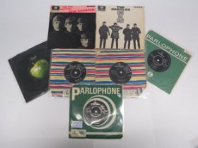 THE BEATLES: A collection of 7" EPs and singles to include 'Long Tall Sally' (GEP 8913), 'All My