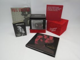 Four special edition CD box sets comprising JACQUES BREL: 'Boite Velours' limited edition 16xCD