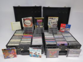 THE BEATLES: An extensive collection of Beatles and related CDs to include official and bootleg