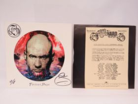 FISH (MARILLION): 'Fellini Days' autographed limited edition picture LP, die-cut sleeve signed by