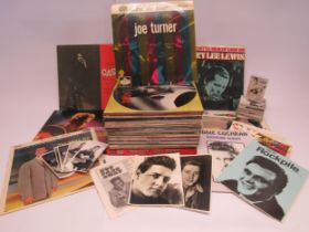 A collection of Rock and Roll, Blues and Country LP's including Buddy Holly, Johnny Burnette, The